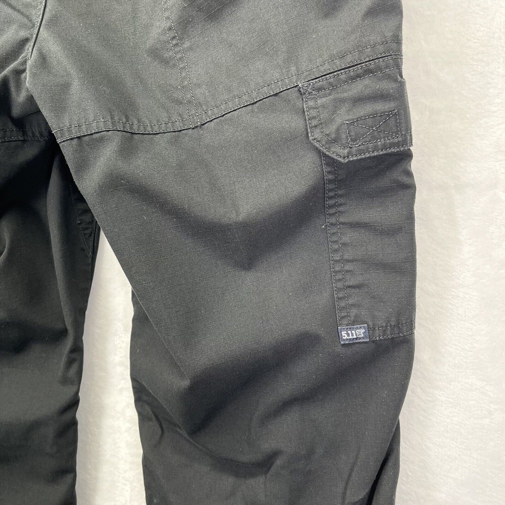 5.11 Tactical Utility Pants Women’s Size 12 Black Cargo - Picture 12 of 15